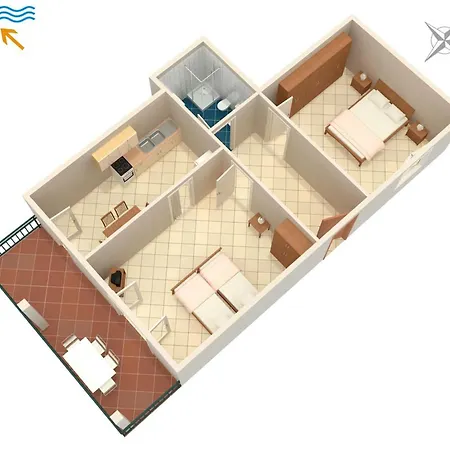 Apartment With A Parking Space - 7094