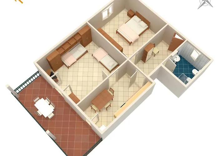 Appartement With A Parking Space - 7094 *